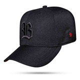 Boné Masculino Snapback Preto E Vermelho Original