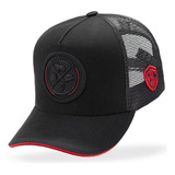 Boné Masculino Trucker Telinha Preto Country Pecuária Peão