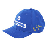 Boné Nacional Tech Assinatura Ayrton Senna U Azul Royal Unic