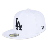 Boné New Era 5950 Los Angeles Dodgers Fitted Branco
