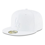 Boné New Era 59fifty Mlb Los Angeles Dodgers Branco