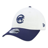 Boné New Era 920 Strapback Chicago Cubs Mlb Core Off White