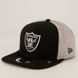 Boné New Era 950 Nfl Las Vegas Raiders Classic Preto E Cinza