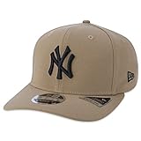 Bone New Era 9FIFTY Stretch Snap Snapback MLB New York Yankees Aba Curva Caqui