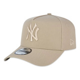 Boné New Era 9forty A frame New York Yankees Mlb Core Bege