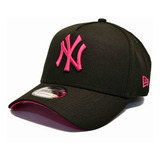 Boné New Era 9forty A frame Ny Yankees Black pink Snapback