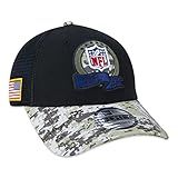 Bone New Era 9FORTY NFL Shield Salute To Service 2022 Trucker Aba Curva Snapback