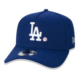 Boné New Era Aba Curva 940 Los Angeles Beisebol Bola Azul