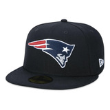 Boné New Era Aba Reta 5950 Nfl Patriots League Preto