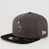 Boné New Era Atlético Mineiro 950 Cinza E Preto