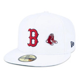 Boné New Era Boston Red Sox 5950 Core Branco