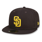 Boné New Era Fechado 5950 San Diego Padres Game Cap Marrom