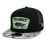 Boné New Era Seattle Seahawks 950 Nfl 21 Salute Service