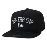 Boné New Era The Golfer Aba Reta Snapback Classic Preto
