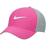 Boné Nike Dri FIT Legacy91 Unissex BR Alfa Único Rosa Cinza 