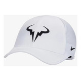 Boné Nike Rafael Nadal Df Club Original Preto E Branco