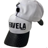 Boné Original Aba Curva Ajustável Trucker Favela Venceu 3d