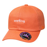 Boné Overking Aba Curva Dad Hat Strapback Essential Salmão