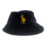 Boné Polo Ralph Lauren Hat Fishing Preto Chapéu De Pesca
