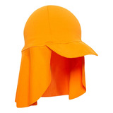 Boné Praia Chapéu Banho C Proteção Solar 50 Tip Top Laranja