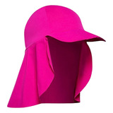 Boné Praia Chapéu Banho C Proteção Solar Fps50 Tip Top Pink