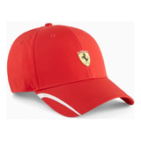 Boné Puma Ferrari Sptwr Race Aba Curva Preto Original Com Nf