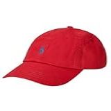 Boné RaIph Lauren Original Polo Sport Masculino Classic Blue Vermelho Com Logotipo De Pônei One Size