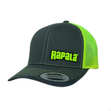 Boné Rapala Logo Verde Neon Cinza 43gofishug