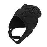 Boné Rugby Protetor De Cabeça Capacete Leve De Goleiro EVA Evite Colisões Profissional Com Aberturas Para Futebol XG 