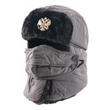 Boné Russo Shapka Ushanka mantenha se Aquecido Mascarar