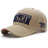 Boné Seal Team Navy Seals Airsoft Militar Chapéu Tático Tan