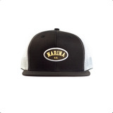 Boné Snapback Trucker Com Tela Aba Reta Narina