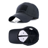 Boné Tático Militar Airsoft Paintball Rip stop Preto