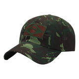 Boné Tático Militar Bandeira Brasil Camuflado Selva Exército