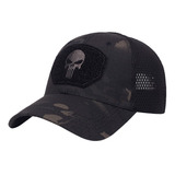 Boné Tático Militar Ripstop Tela Velcro P Patch Camuflado