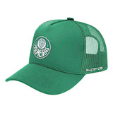 Boné Time De Futebol Palmeiras Verdão Licenciado Trucker