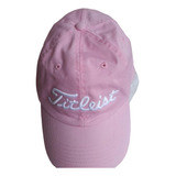 Boné Titleist Bordado Usado Golfe Golf Autentico Rosa
