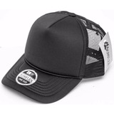 Boné Trucker Aba Curva Telinha Liso Tomflex Várias Cores
