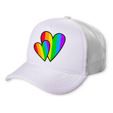 Boné Trucker Branco Tb1 Lgbt Duble Cores