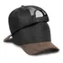 Boné Trucker Liso Telinha Aba Curva Camurça - Barato