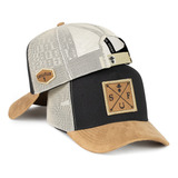 Boné Trucker Original Aba Curvada De Camurça Agro Country