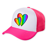 Boné Trucker Pink Tpnk1 Lgbt Duble Cores