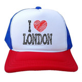 Boné Trucker Tela Americano Love London