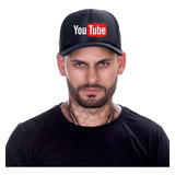 Boné Youtube Logo Canal Yt Trucker