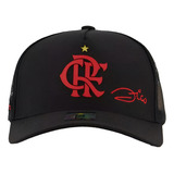 Boné Zico Flamengo Silk 3d Frontal E Bordado Lateral