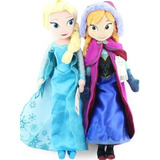 Boneca Anna E Elsa Frozen Pelúcia
