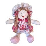 Boneca Artesanal De Pano Decoraçao Quarto festa 55 Cm