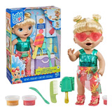 Boneca Baby Alive Dia Na Praia Loira 30cm Original Hasbro