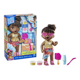 Boneca Baby Alive Dia Na Praia Negra Hasbro