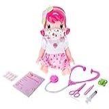 BONECA BABY MORANGUINHO DODÓI FAZ XIXI COM MASCARA E ACESSÓRIOS 30 CM MIMO BRINQUEDOS MORANGUINHO